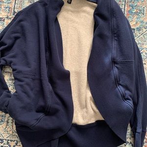 GAP Cardigan with Pockets and Waffle Knit Lining